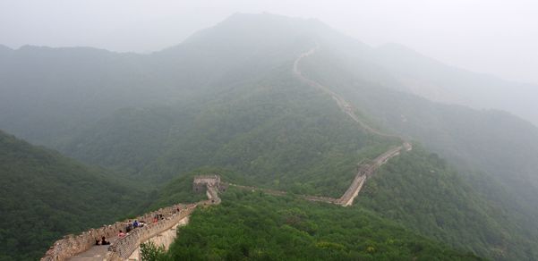 Mutianyu Great Wall of China - Philip Bateman and Bravo Charlie