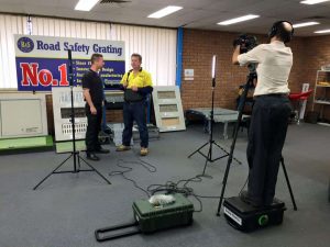 Road Safety Grating - Philip Bateman and Bravo Charlie