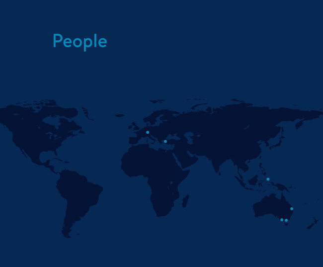 World Map People - Philip Bateman and Bravo Charlie